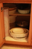 Cabinet with Cake Pans & Misc Baking Dishes
