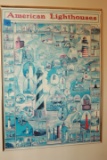 American Lighthouses Poster