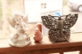 Cast Iron Butterfly & yard Ornaments
