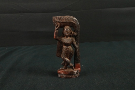 Small Asian Teak Carving