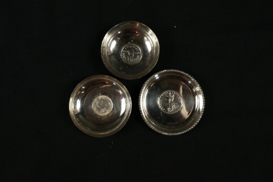 3 Coin Trays