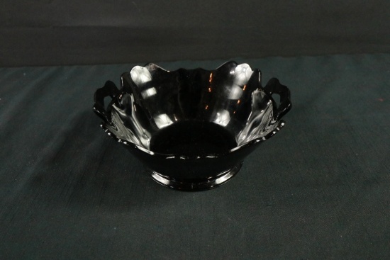 Handled Amethyst Bowl