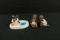 3 African American Figurines