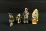4 Asian Figurines