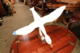 Wooden Goose on Stand