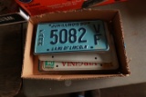 Box of License Plates