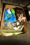 Box of Figurines & Misc