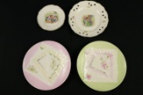 4 Victorian Plates