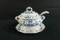 Blue Danube Ironstone Covered Casserole with Ladle & Tray