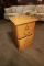 Oak 2 Drawer File Cabinet