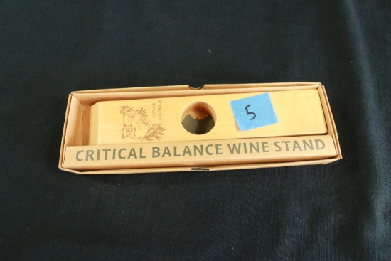 Critical Balance Wine Stand