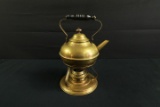 Brass Tea Kettle on Stand