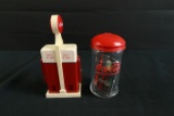 Plastic Coca Cola Salt & Pepper & Sugar Jar