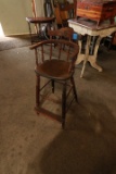 Oak Victorian High Chair