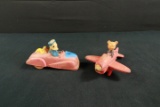 Disney Donald Duck & Pluto Car, Mickey Mouse Plane