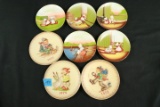 3 Hummel Plates& 5 Sun Bonnet Baby Plates