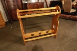 Oak Quilt Rack