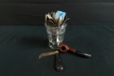 Spoons, Pipe, Knife & Cup