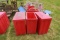 4 Plastic Cooler Boxes