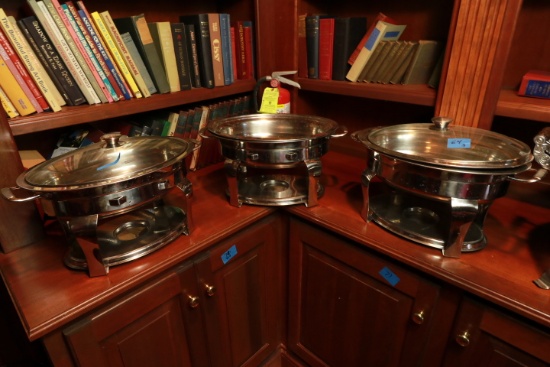 3 Commercial Chaffing Dishes