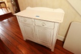 White Painted Primitive Buffet