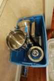 Coffee Urn, Tea Holder & Metal Ice Bucket