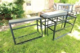 4 Metal Shelves