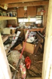 Contents of Shed Including Tool Box, Lawn Mower, Pole Saw, Misc Tools & More