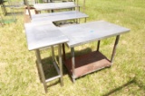 2 Stainless Steel Tables