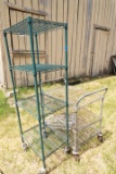 Metal Rolling Cart & Storage Rack