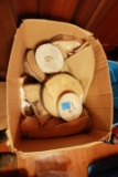 2 Boxes of Wood Place Holders & Misc