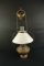Hanging Victorian Converted Brass Oil Lamp