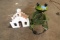 Frog Fan & Bird House