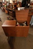 Garrard Auto Turntype Record Player in Cabinet