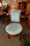 Walnut Victorian Side Chair