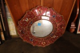 Asian Framed Mirror