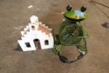 Frog Fan & Bird House