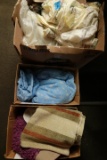 3 Boxes of Linens
