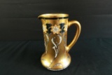 Gold Painted Asian Style Vase