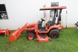 2007 Kubota BX2350 Tractor with Belly Mower & Front End Loader