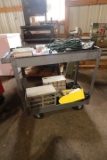 Rolling Cart with Assorted Tools & Misc