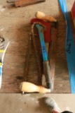 Saw, Draw Knife & Pipe Wrench