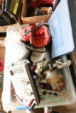 Box of Assorted Tools & Hardware