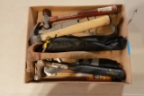 Box of Hammers & Misc