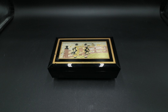 Asian Style Musical Jewelry Box