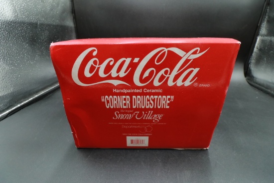 Dept 56 Snow Village -- Coca-Cola Corner Drug Store