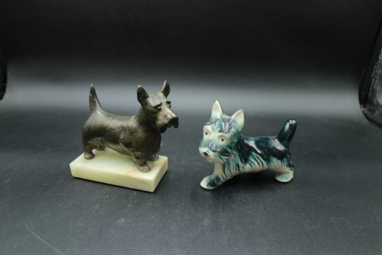 Pair of Dog Figurines