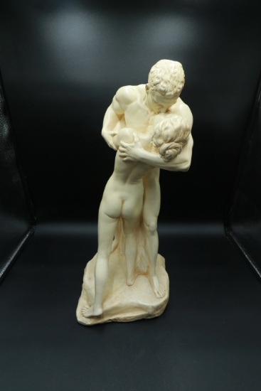 Ceramic "The Kiss Standing" Statue