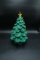 Green Battery Operated Ceramic Christmas Tree