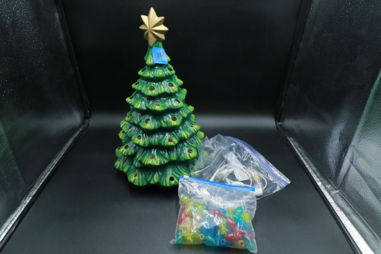 Electric Ceramic Christmas Tree